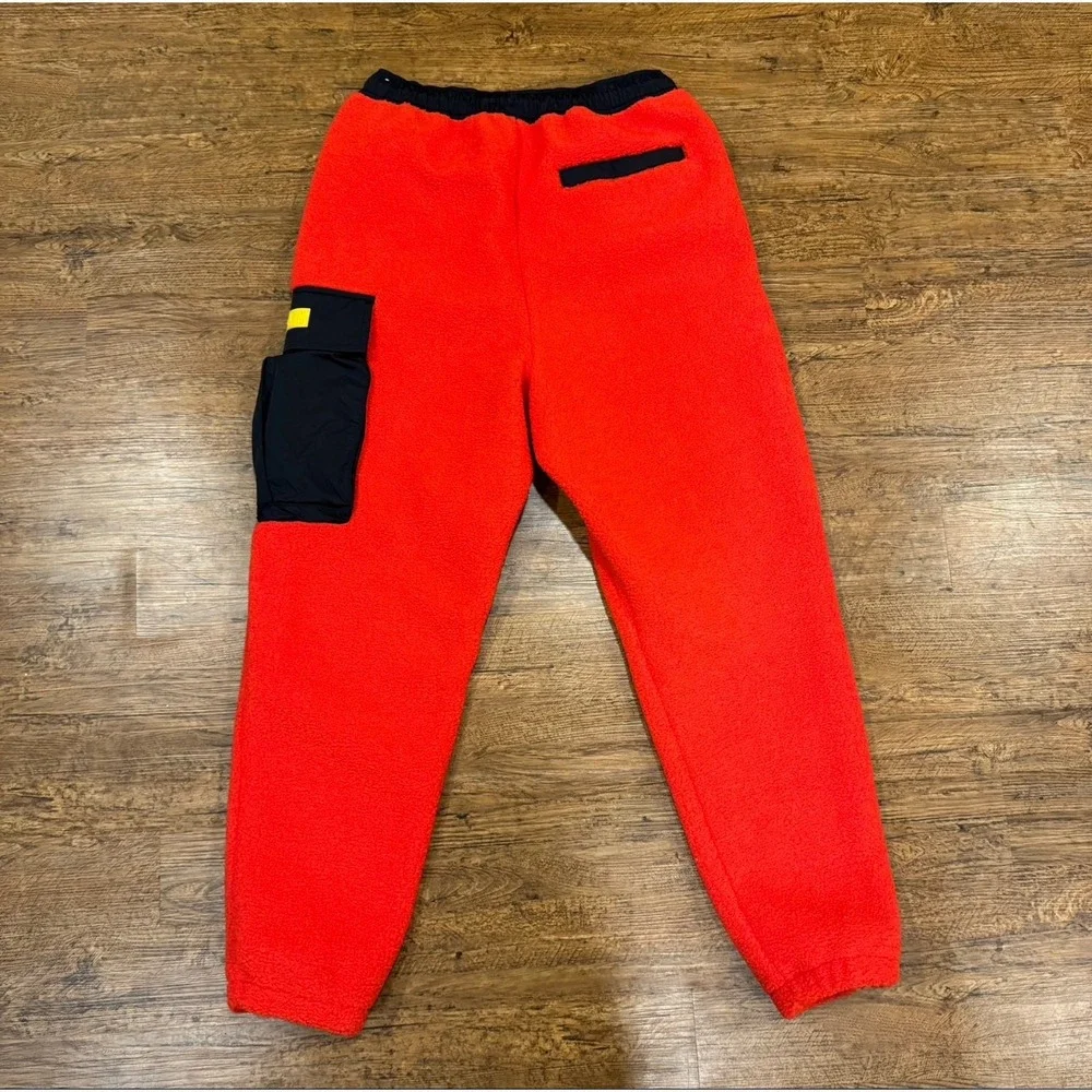 Nike Jordan‎ Red Essentials Mountainside Statement Sherpa Fleece Pants Men's M